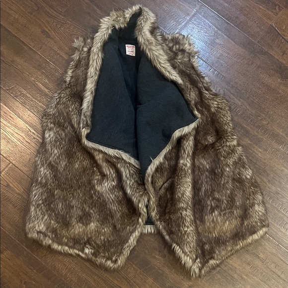 Mossimo Supply Co. Jackets & Blazers - Faux Fur Vest with Black Lining